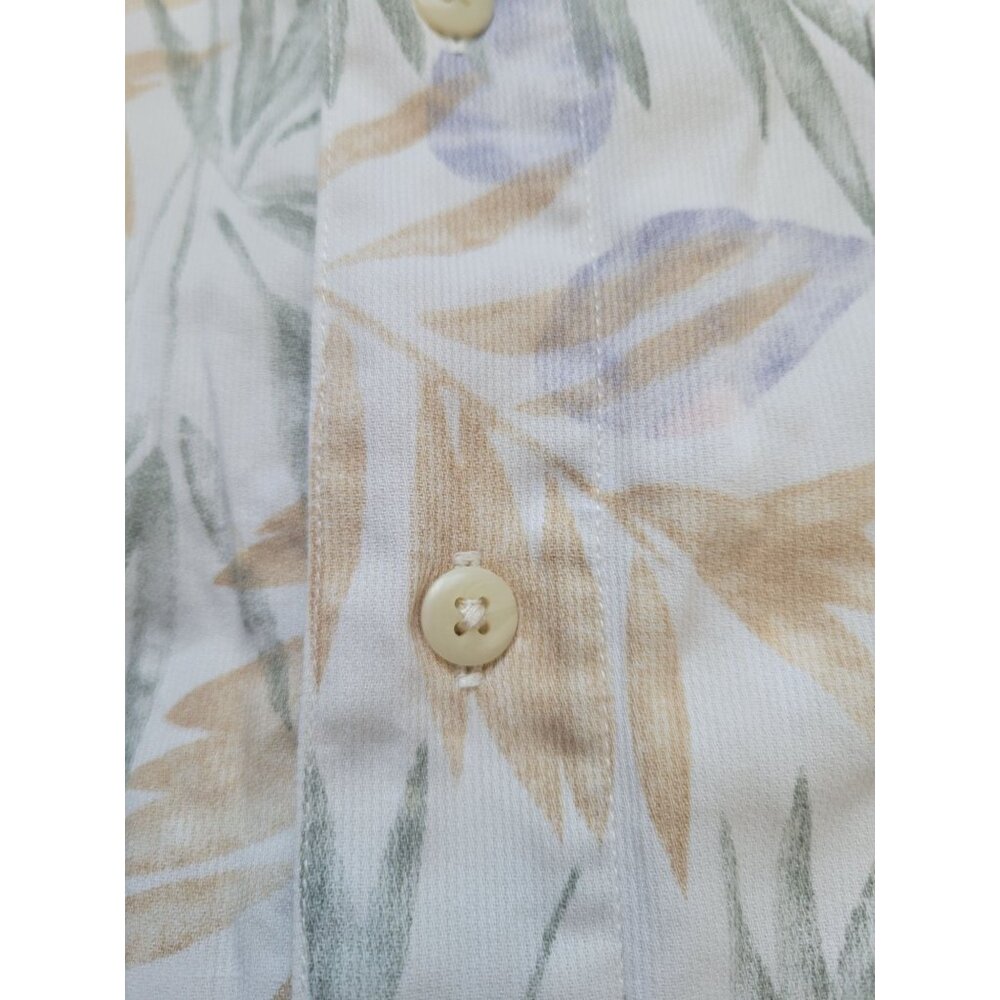 Pendleton Colorful Leaf Pattern Button Down Short… - image 5